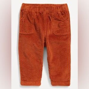 Baby boy orange corduroy pants